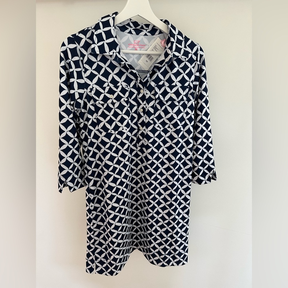 Vineyard Vines Margo Shirt Dress, NWT